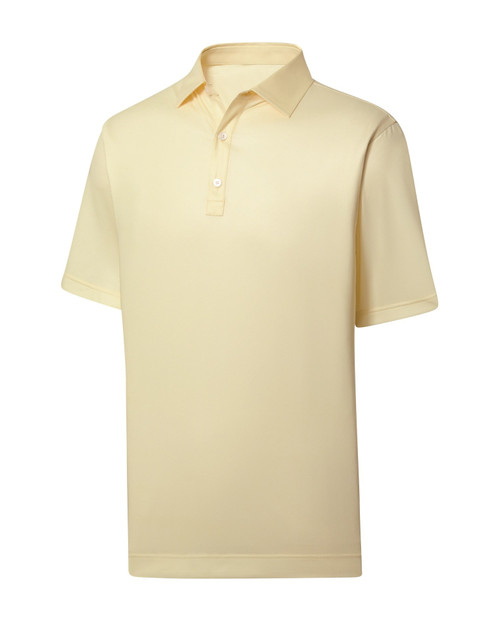 FootJoy Golf Lisle MiniCheck Print Polo Shirt - Image 1