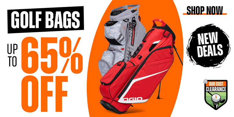 Our Cost Golf Bags! Save Up To 65%! Shop Now!