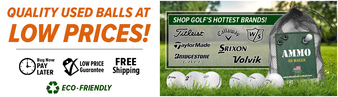 Save MORE on Used Golf Balls at Rock Bottom Golf!