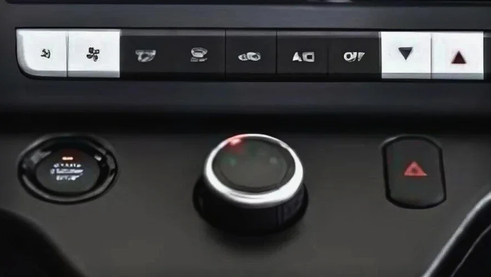 Illustration of the electronic shift dial on the Indigo Dash